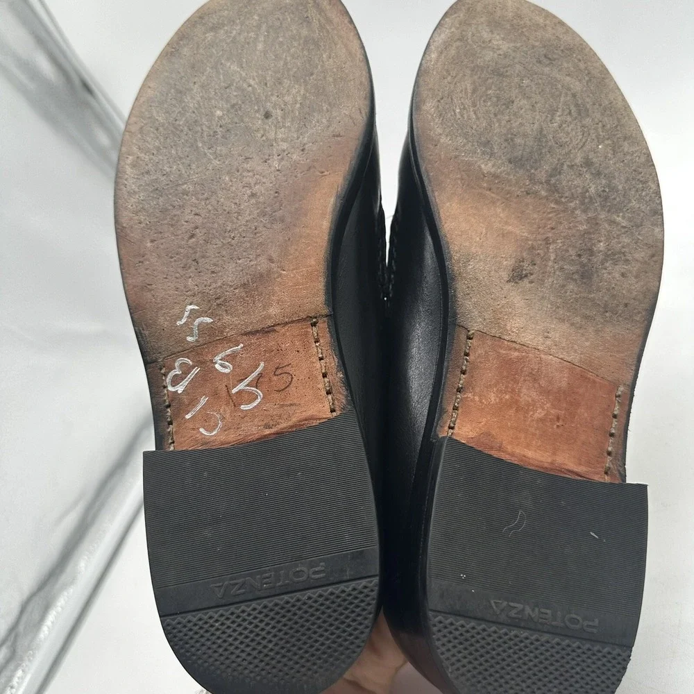 Allen Edmonds Maxfield Shoes Mens Size 10D Leather Tassel Moc Toe Loafers‎ BLACK